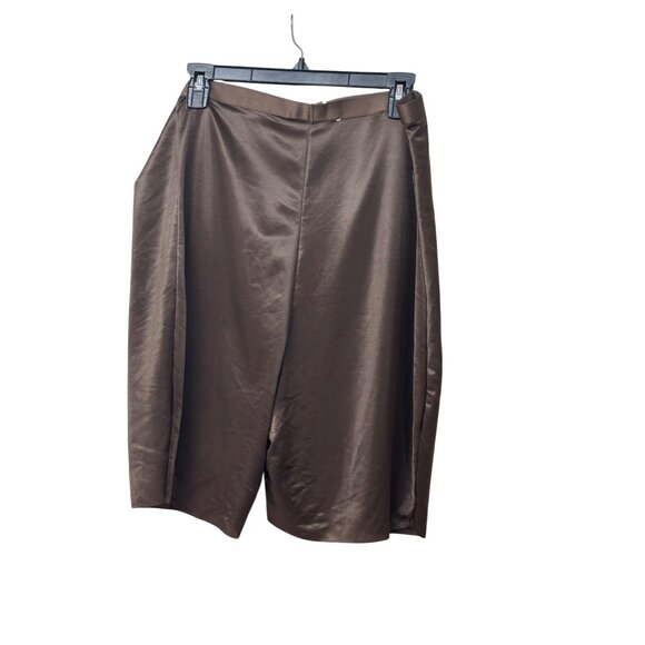 SKIMS Simply Bare Plus Size Shapewear Mid Thigh Shorts, 4X, Espresso - Picture 10 of 13